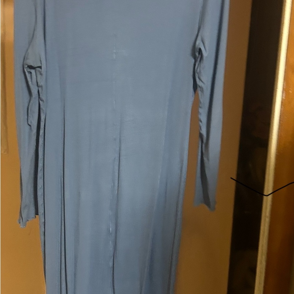 Blue casual dress